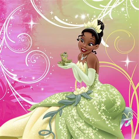 In 1912 new orleans a seamstress, eudora, is reading the story of the frog prince to her daughter, tiana, and her friend, charlotte la bouff. Princess and the Frog 'Sparkle' Small Napkins (16ct)