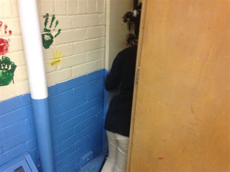 Hiding in Corner Black Girls GRPS School Hallway Grand Rap ...