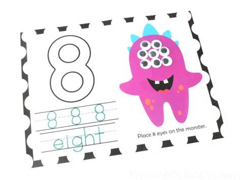 Monster Counting Mats From Abcs To Acts