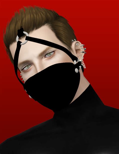 Ts3 Accessory Bondage Mask Noir And Dark Sims Adult World