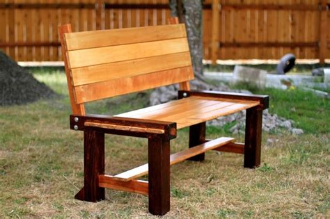 Garden Bench Made Out Of Cherry And Cedar Garden Bench Diy Garden