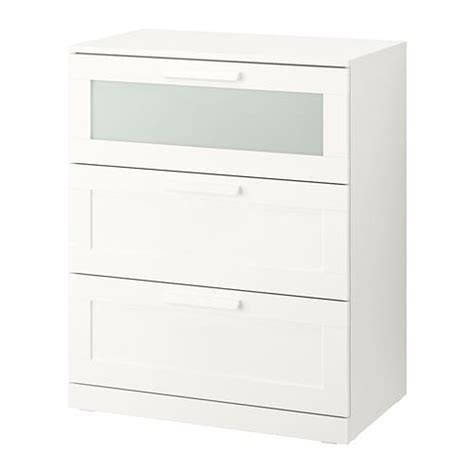 I want to reinforce it somehow so it will stand up to the abuse i know my boys will give it. BRIMNES Chest of 3 drawers - white/frosted glass - IKEA
