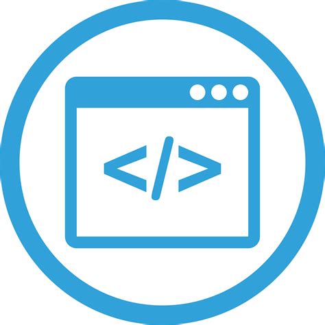Programming Code Icon At Collection Of Programming