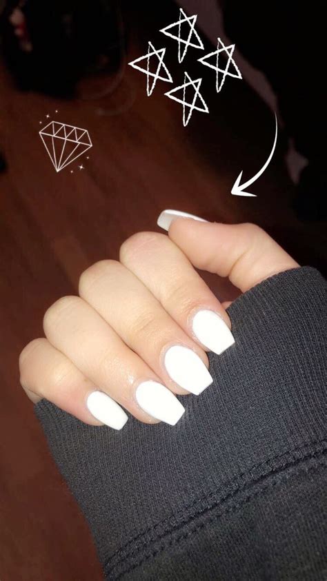 Press on nails short acrylic matte coffin medium length, 192pcs professional nail art tips sets, false nails supplies solid color fake nails with adhesive tabs nail file for women by opove. Pin on nails☟