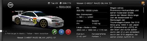 Psp Fuhrpark Nissan C West Razo Silvia Jgtc `01