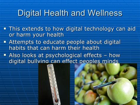 Digital Health and Wellness Presentation