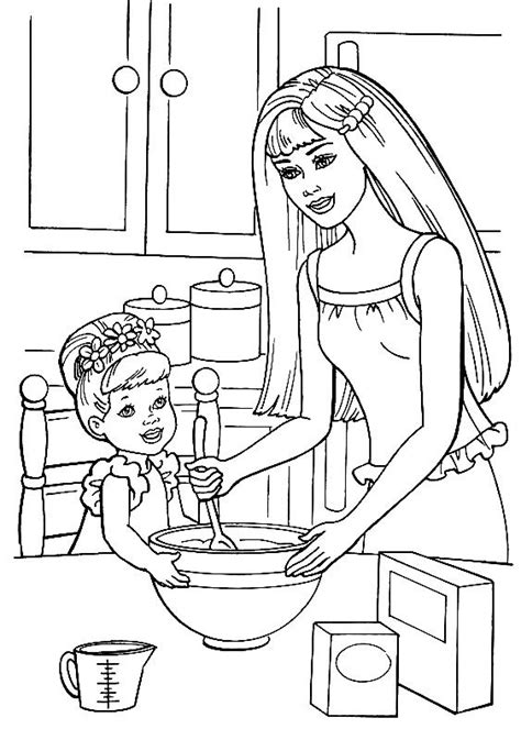 Pin On Barbie Coloring