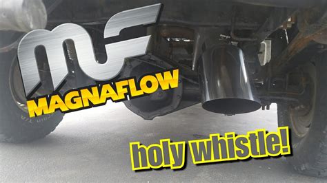 Magnaflow 5 Exhaust Dump Install 8 Inch Tip Youtube