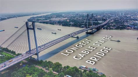 The First Cable Stayed Bridge Of India Nd Hoogly Bridge Or Vidyasagar