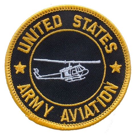 Us Army Aviation Patch Black And Yellow 3