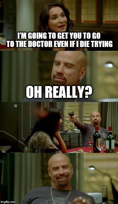 Skinhead John Travolta Meme Imgflip