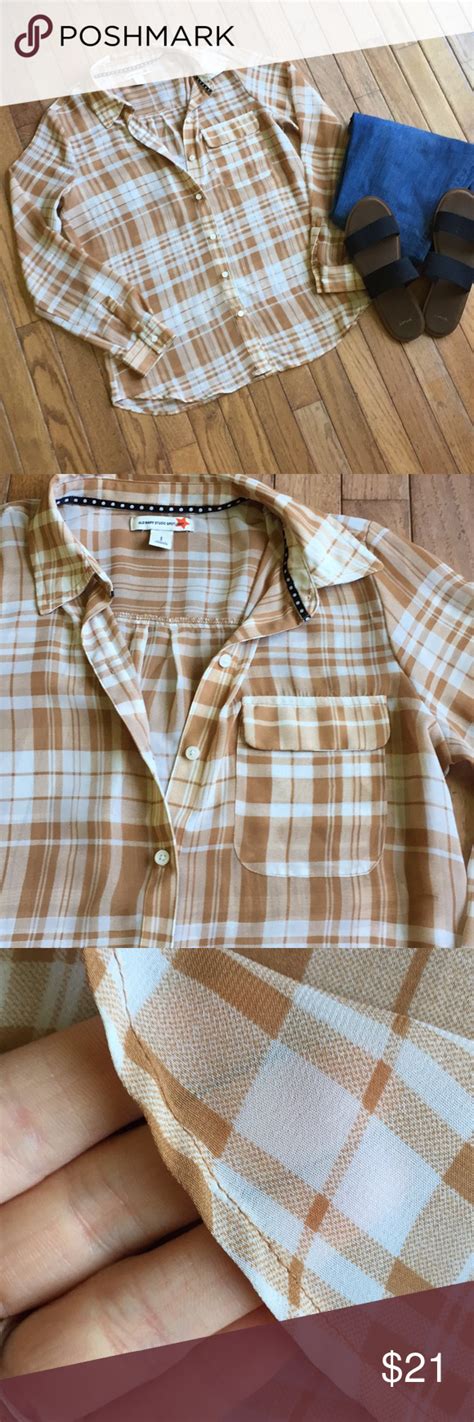 Sheer Plaid Top Flannel Tops Plaid Tops Tops