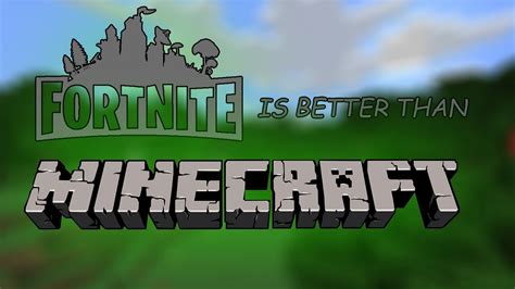 Why is minecraft good for education. why fortnite is good and minecraft is bad - YouTube