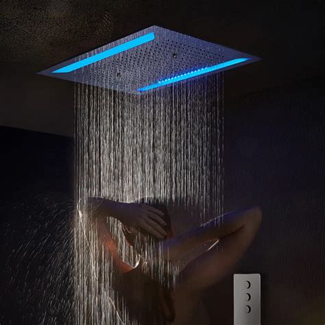 Aquamist Overhead Shower With Mist Cascade And Rain Function Tapron