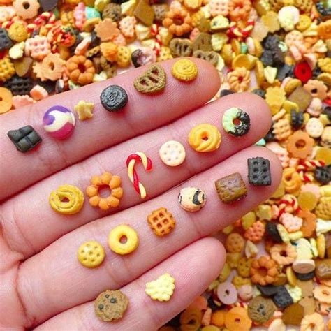 This Amazing Miniature Food Out Of Polymer Clay In The Shape Of Cookies