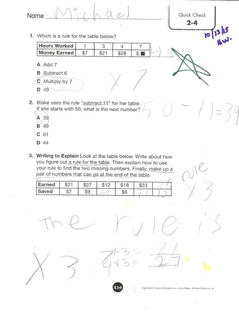 Envision Algebra 1 Answers Pdf