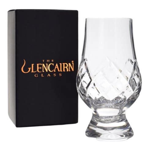 Glencairn “tartan” Cut Crystal Whisky Glass The Dusty Bottle