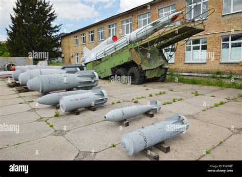 Air Bombs And A Missile Launch Pad Stock Photo Alamy