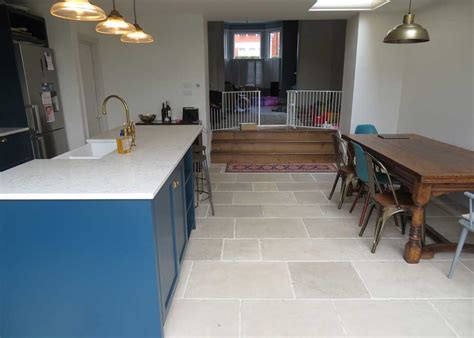 Limestone Is Proving More And More Popular For A Stone Kitchen Floor