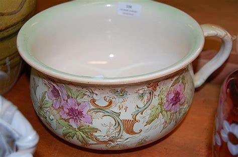 Antique staffordshire transferware chamber pot with bird motif. 286 best images about Chamber Pots, Slop Jars, Commodes on ...