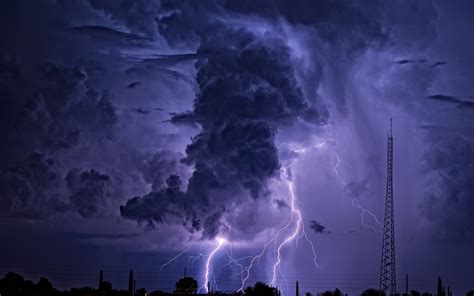 Sfondi Natura Fulmine Tempesta Atmosfera Tuono Tempo