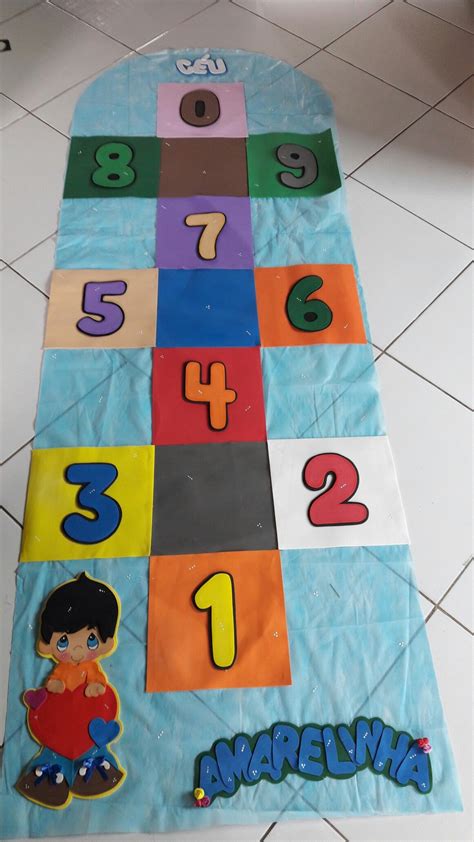Atividade Amarelinha Educação Infantil