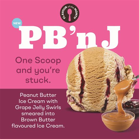 Universally loved peanut butter and jam combo springs forth onto Baskin
