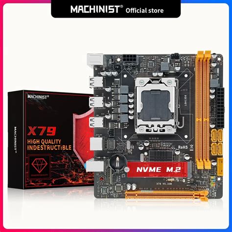 Machinist X79 Motherboard Support Lga 1356 Intel Xeon E5 Cpu Ddr3 Reg Ecc Nvme M 2 Server Memory