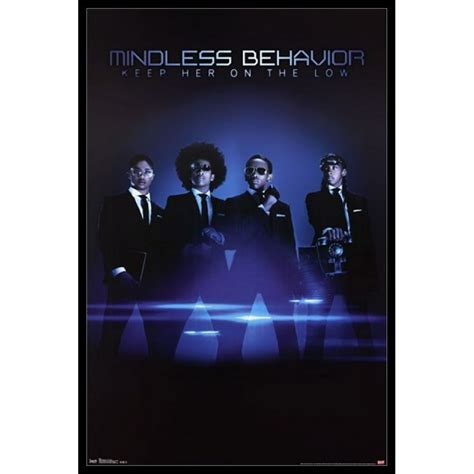 mindless behavior on the low poster poster print