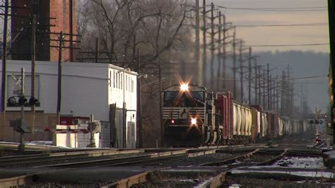 Trains On The Norfolk Southern Harrisburg Line December 2013 Youtube
