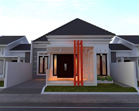 gambar desain pagar rumah sederhana minimalis hontoh