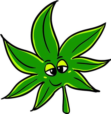Cartoon Weed Leaf Png Free Logo Image