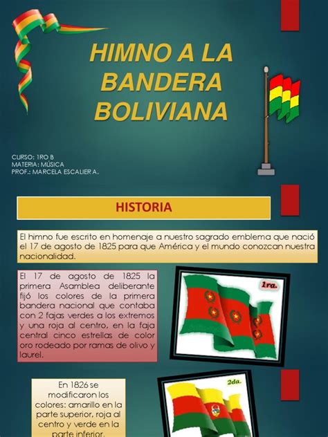 Himno A La Bandera Boliviana Pdf Militar