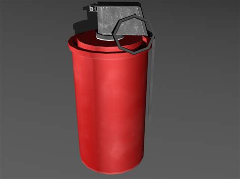 An M14 Th3 Incendiary Hand Grenade 3d Model 10 Obj Max 3ds Free3d