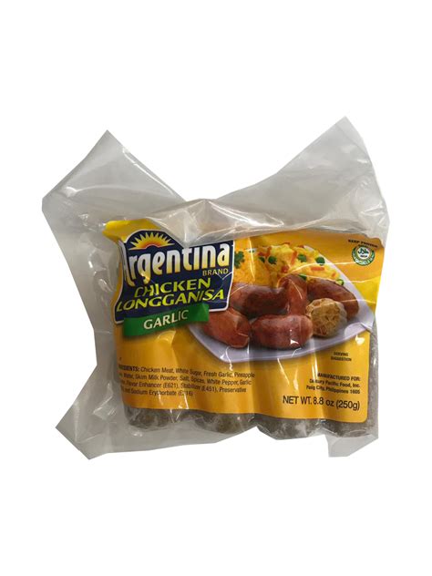 Hang in a ventilated place. Argentina Chicken Longganisa Garlic (250g)