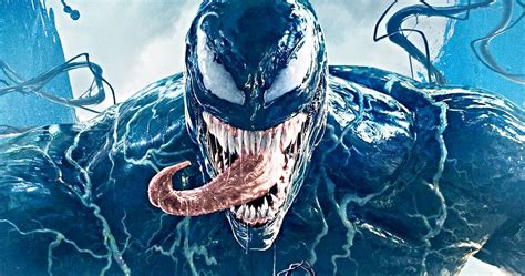 Marvel venom wallpaper, dark, marvel comics, black background. Venom Threatens to Take a Bite Out of San Francisco in ...