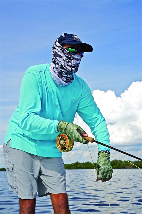 Fly Fishing Gloves Buff Original Angler Pro Series Fish Scales