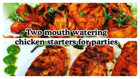 Boneless, skinless chicken breast halves, olive oil, knorr reduced sodium chicken flavor bouillon and 7 more. Two mouth watering chicken starters for parties 👩‍🍳 ️ ...