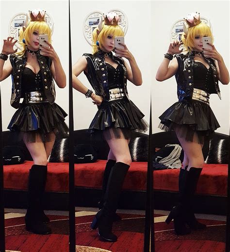 Bowsette cosplay bowsettefanart nintendo bowsette_blonde bowser bowsette_nintendo cosplaygirl bowsettequeenkoopa mario. Kaddi カッディー 🎀 on Twitter: "My Bowsette Cosplay full body shot ...Punk rock version?:D I love the ...