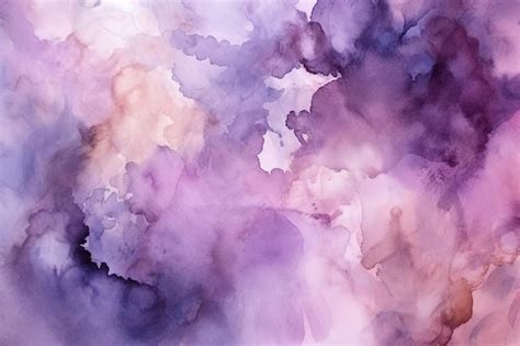 Premium Photo Light Purple Watercolor Abstract Background