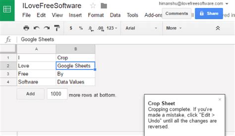That query looks something like this: Google Sheet Add-on To Crop Selected Data