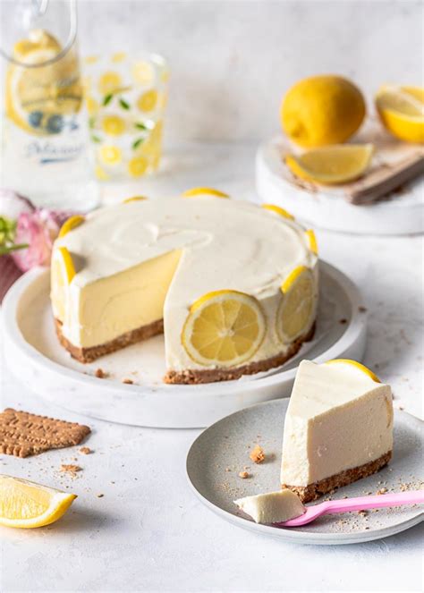 Einfacher Zitronen Cheesecake ohne Backen