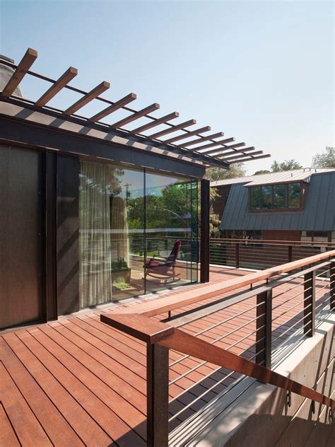 Aluminum railing for decks is another option. The 40 Best Modern Wood Deck Designs | Deck railing design, Wood deck designs, Wood deck railing