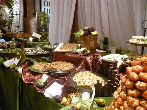 Everything you could need for a soiree! banquet food table displays | Main Course California ...
