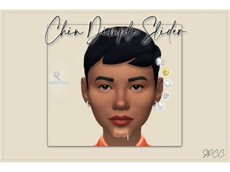 Chin Dimple Slider By Sunflower Petals The Sims 4 Sims Dimples Sims 4
