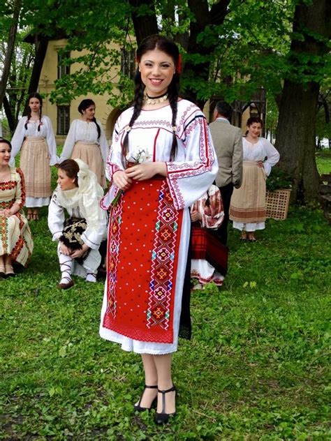 Costum Popular Romanesc Din Dobrogea Traditional Romanian Costume From