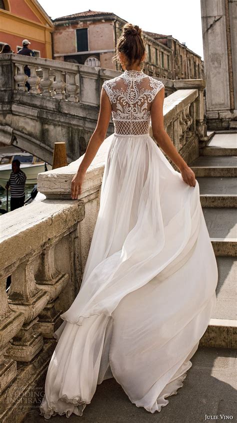Search thousands of new, sample and used wedding dresses from top stunning 2016 2017 lace high neck mermaid bridal wedding gown,illusion lace top with lace overlay bodice,sexy illusion lace back,zipper up closure with. 33 Elegant High-neck Wedding Dresses To Try - Mrs to Be