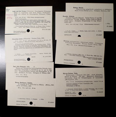 Lost In Translation Obsolete Library Catalog Cards Library Of Congress