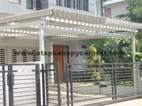 Atap garasi spandek + kalsibot / kanopi atap teras atap garasi shopee indo… Kanopi kaca Dan Sunlouvre sistem Atap Buka Tutup: Canopy
