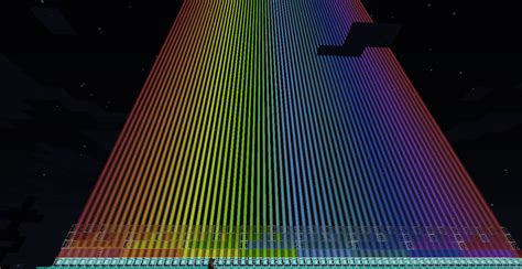 Minecraft Rainbow Of Beacons By Tape City On Deviantart